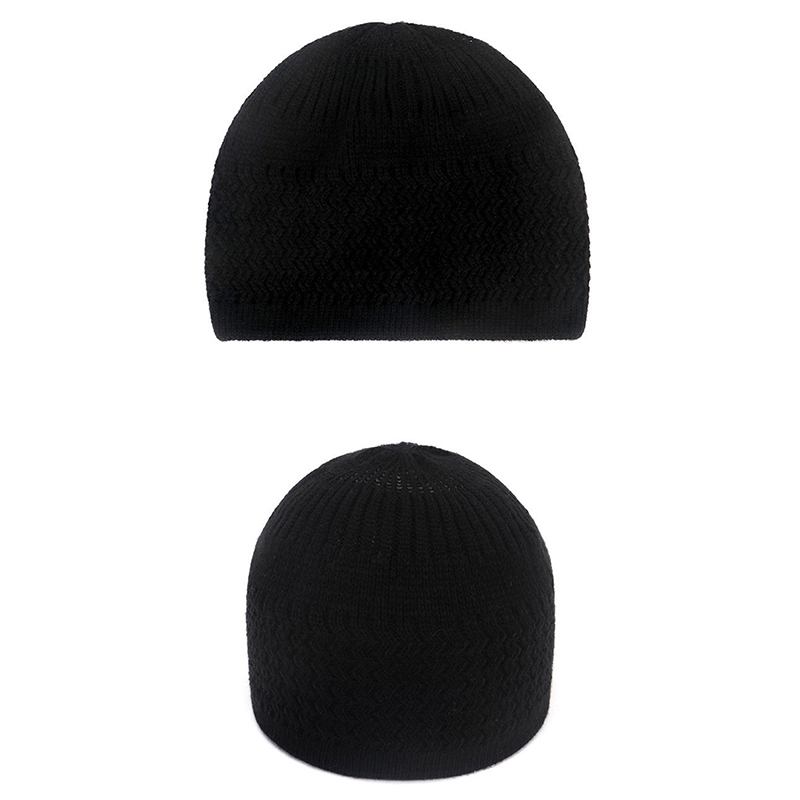 Hiver tricoté hommes musulmans chapeaux de prière unisexe bonnets casquette islamique Ramadan juif kippa Homme chapeau hommes Wrap tête casquettes: Bleu