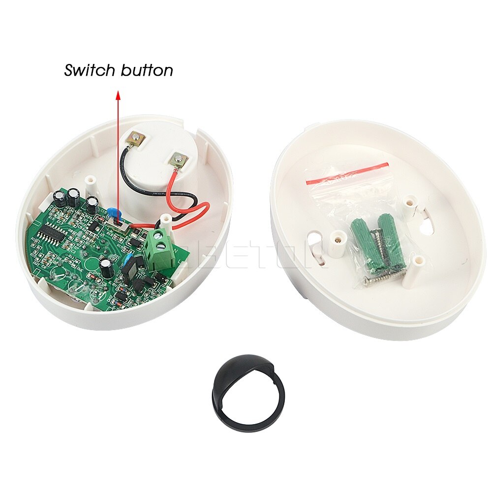 Infrared IR Sensor Automatic Wall Light Lamp Holder 110V 220V E27 LED Bulb Base Socket PIR Motion Switch Detector