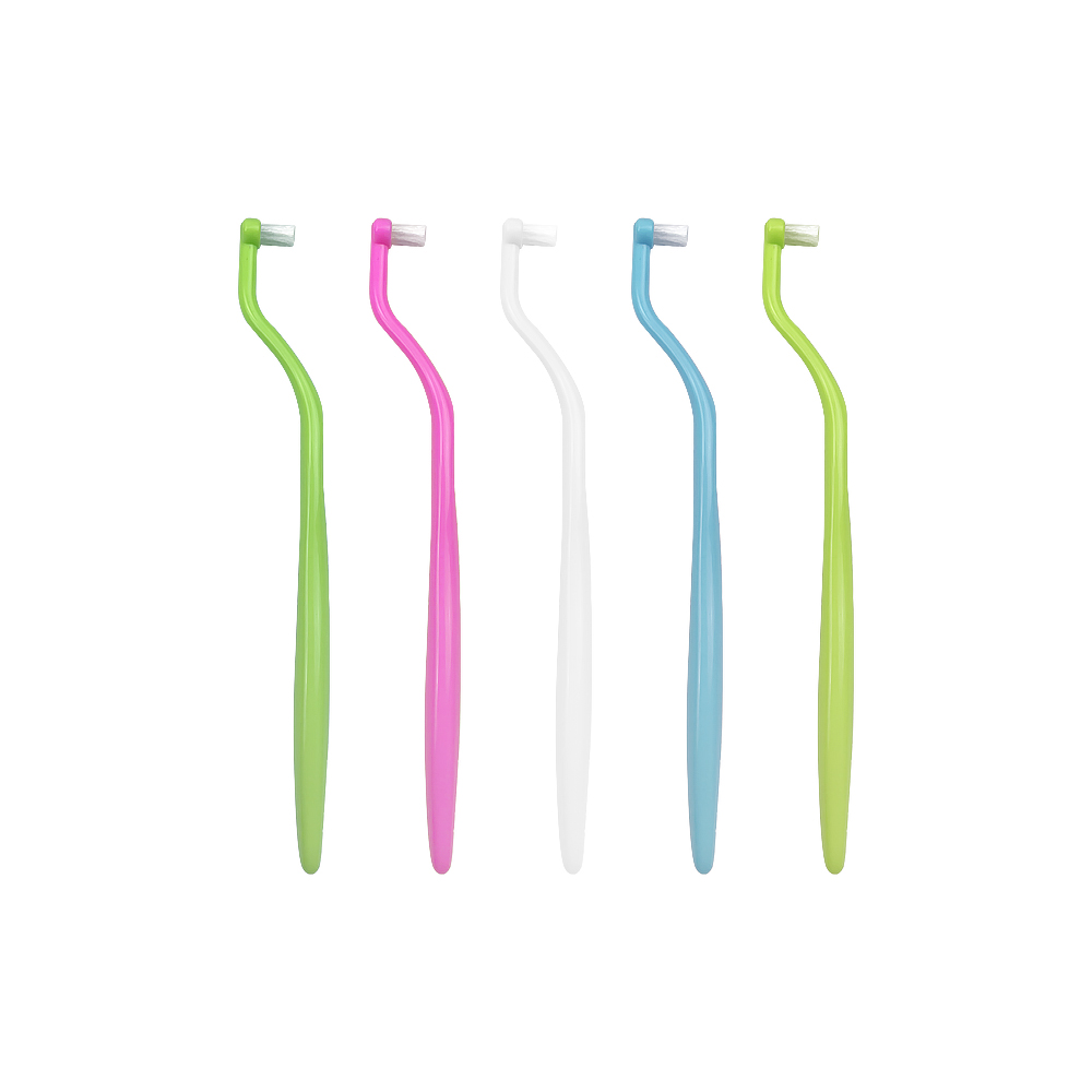 5pcs Orthodontische Tandenborstel Rager Single-Beam Zacht Haar Platte Kop Tandenborstel Tanden Reinigen Mondhygiëne Gereedschap: Default Title