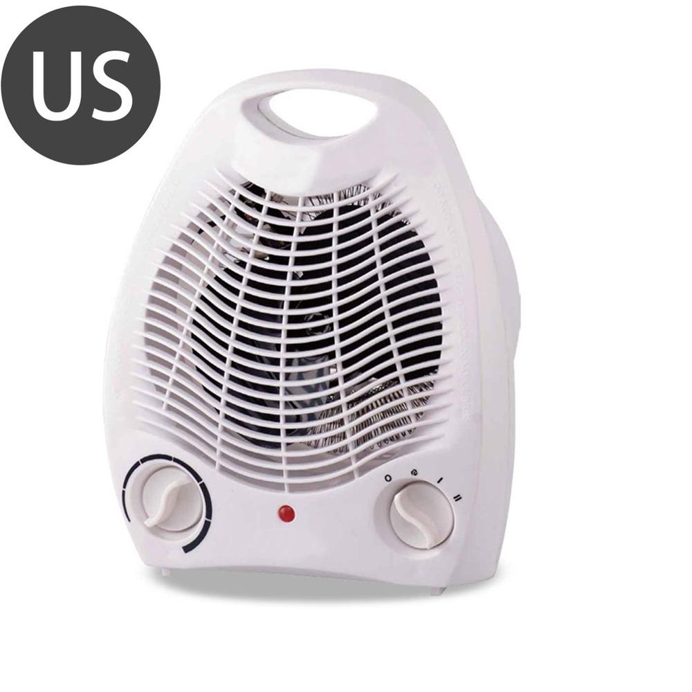 Upright Home Oscillating Electric Heater Fans 2kw Adjustable Thermostat 220V Electric Winter Warmer Desktop Heater EU Plug: US specifition