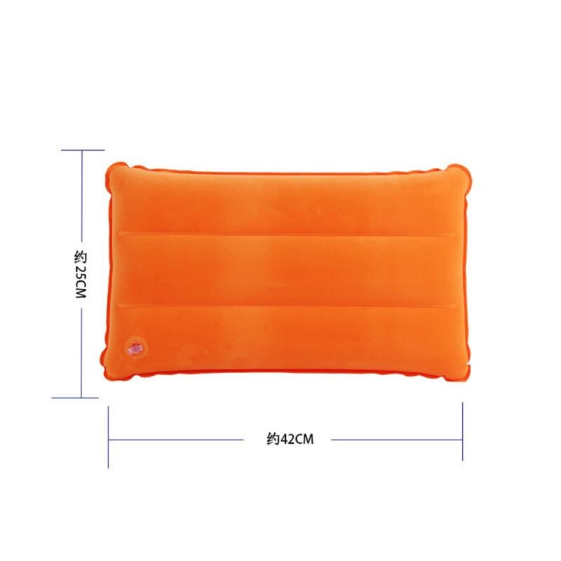 Bequem Ultraleicht Aufblasbare PVC Nylon Luft Kissen Schlaf Kissen Reise Schlafzimmer Wandern Strand Auto Flugzeug Kopf Rest Unterstützung