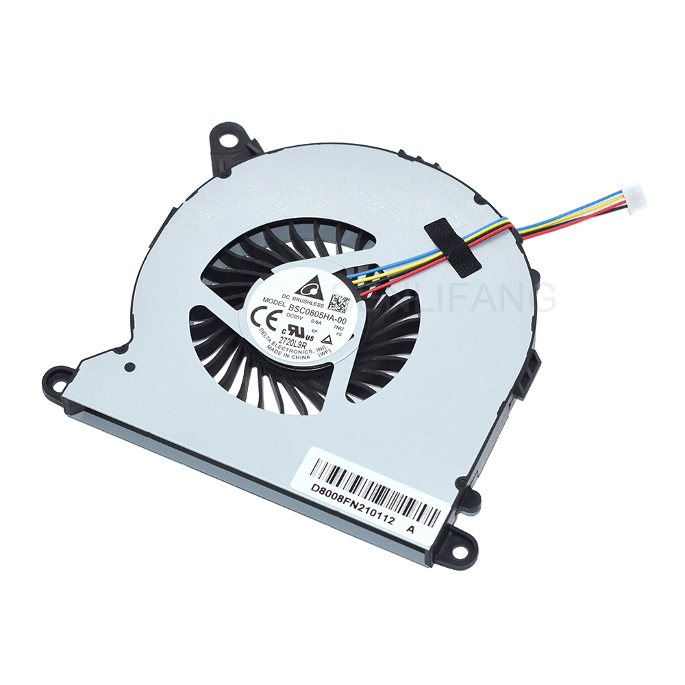 Nouveau ventilateur de refroidissement CPU pour Intel NUC8I7BEH NUC8 I3 I5 I7 ventilateur d'ordinateur BSC0805HA-00 DC05V 0.60A 1Z24L9R 4 broches