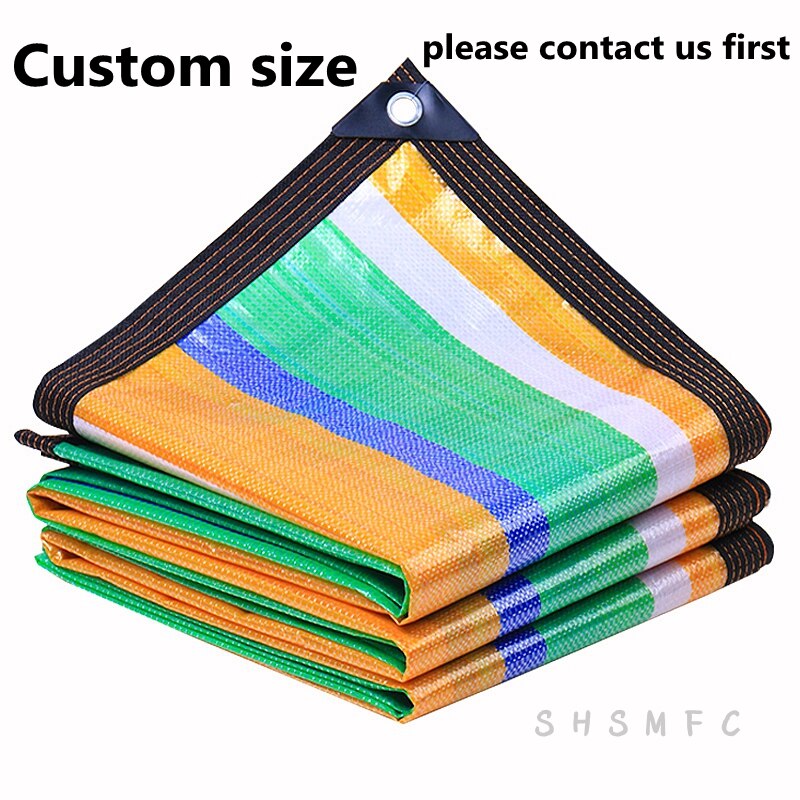 Rainproof Cloth Outdoor Tarpaulin Garden Plant Linoleum Shed Boat Car Canopys Waterproof Cloth Canvas Balcony Waterproof Clot: Custom size