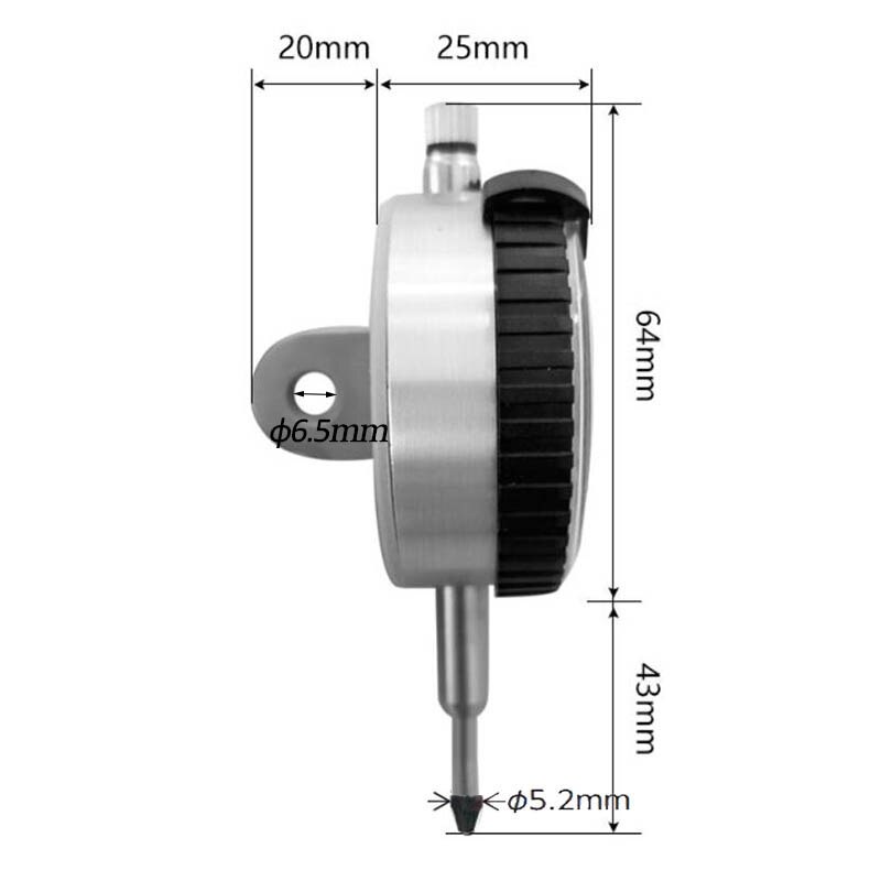 SHINWA – jauge à cadran pingouin 73750, indicateur mécanique pour la mesure de la planarité