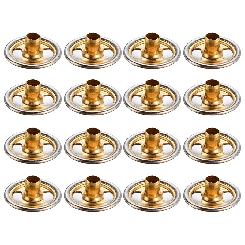 62pcs Metal Steel Boat Cover Canvas Snap Fastener Clip Repair Kit Awning Button Rivet Marine Hardware Accessories