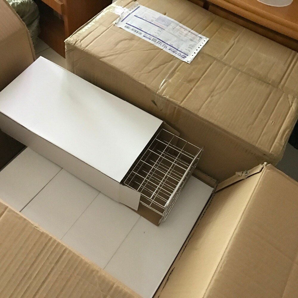 Wire Test Tube Rack Stainless Steel 50 holes x18mm Size 220x105x100mm-- Single