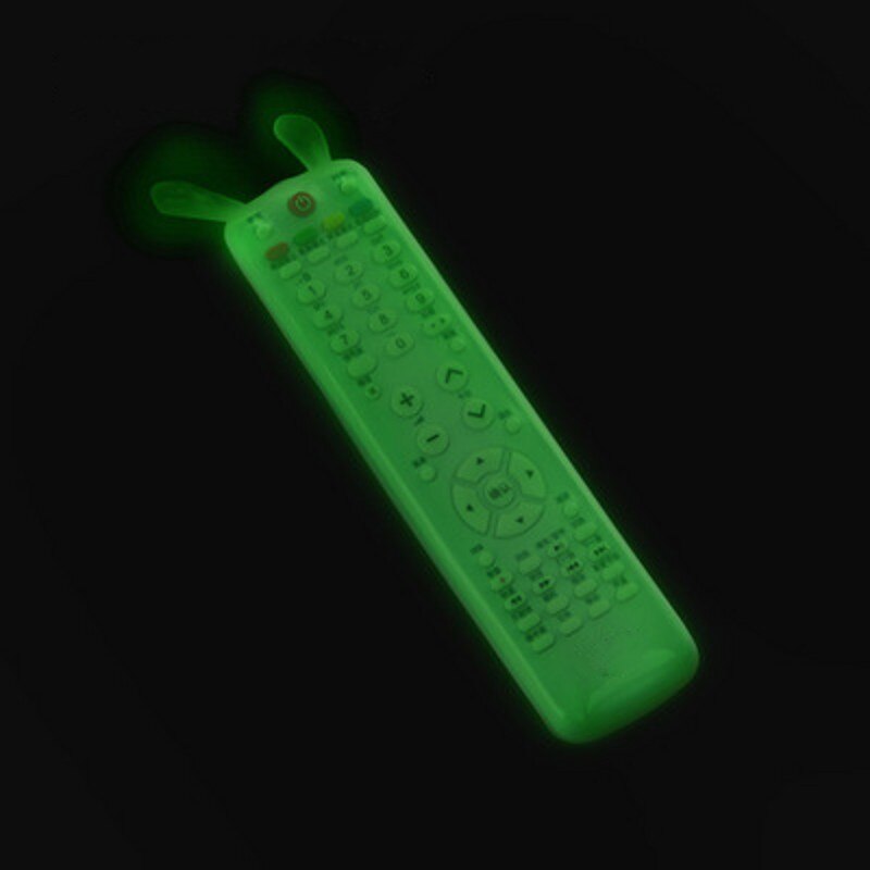 Housse de protection en Silicone pour télécommande, étui antichoc pour télécommande oreilles de lapin: Luminous L