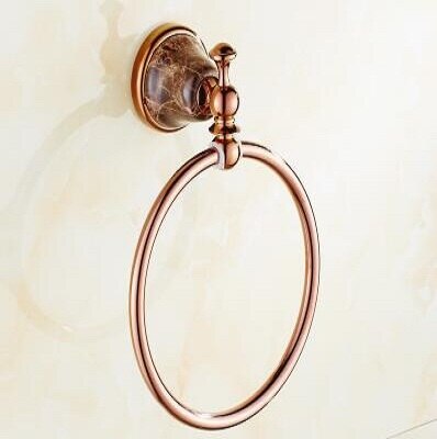 Anillo de toalla antiguo de cobre jade para baño, anillos de pared de latón Vintage, soporte de anillo de toalla de cocina, 4 estilos,: 03
