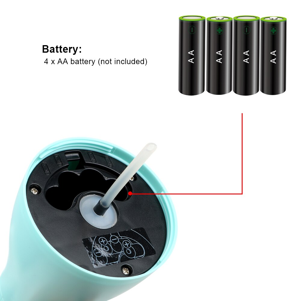 250ml blå / hvit automatisk sensor såpedispenser berøringsfri skummende såpedispenser dårlig kjøkken såpeflaske batteridrevet