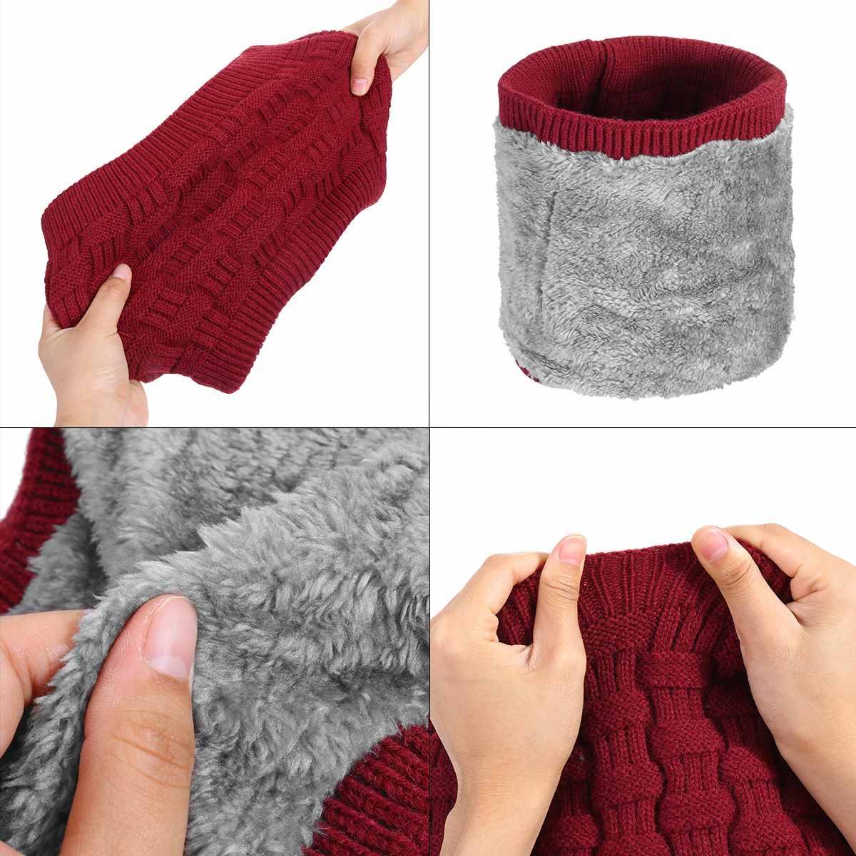 55 ° c Constant USB électrique chauffé cou écharpe laine artificielle cou plus col lavable hiver automne cou plus unisexe