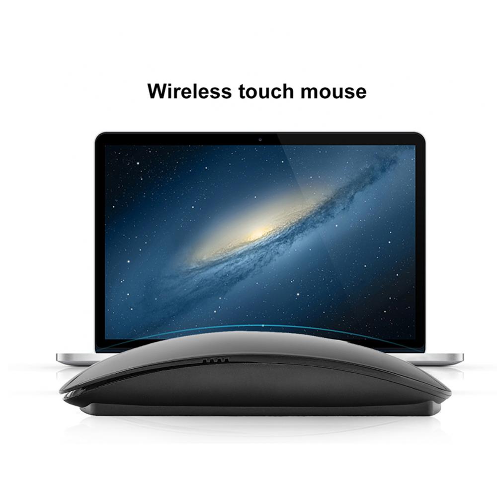 Mouse óptico ultra fino, bluetooth, sem fio, sensível ao toque, ergonômico, com 1200 dpi, para ipad, apple, macbook