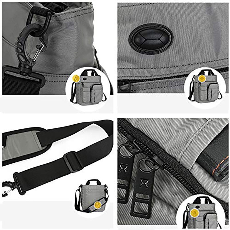 Herren Schulter Tasche, Multi-funktionale Crossbody Bote Tasche Geschäft Schulranzen Schlinge Reise iPad Dokumente Aktentasche