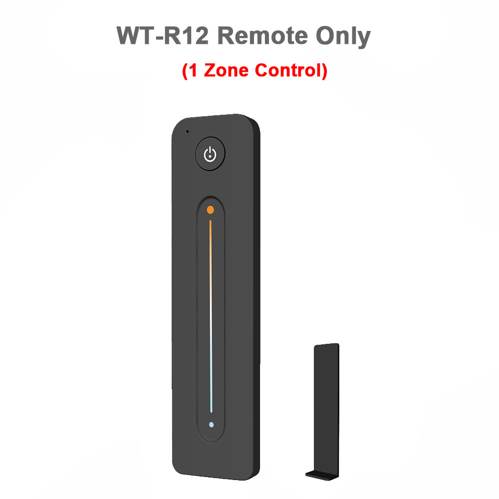 LED Dimmer Switch CCT 12V 24V 36V RF Wireless 2.4G Remote Smart Wifi 2CH WW CW LED Controller for CT Single Color LED Strip V2-L: R12 Remote Only