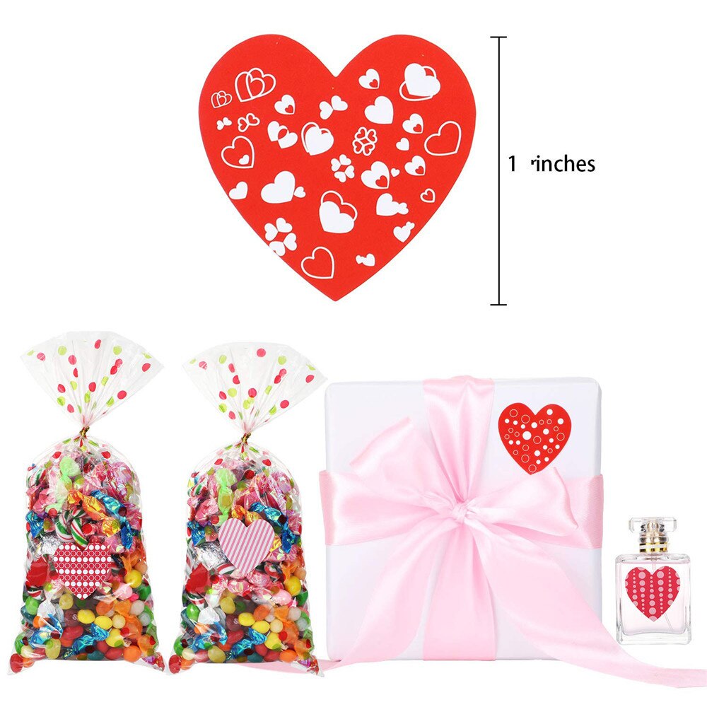 Coração do amor em forma de etiqueta scrapbooking pacote de embalagem de presente selo etiquetas aniversário festa abastecimento artigos de papelaria