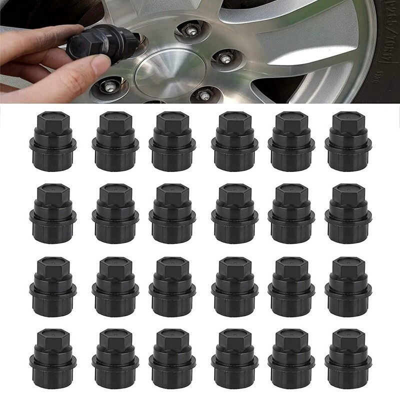 24Pcs Lug Nut Cap Covers for Chevrolet for GMC 1500 2500 Full SIize Truck Replace 15646250 6116071 711025 99956 999561: Default Title