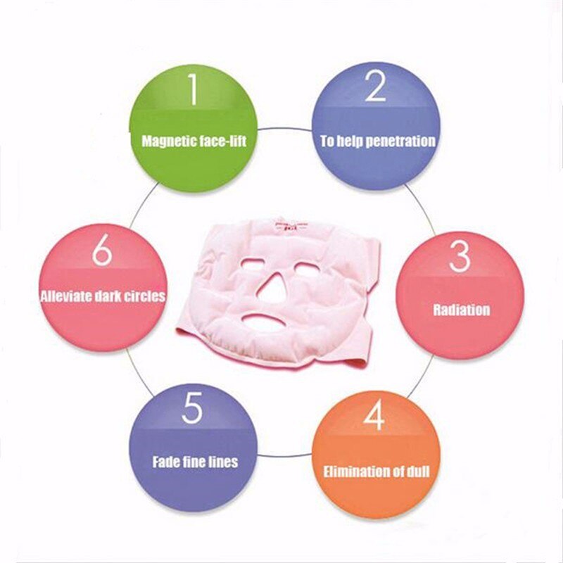 Gezichtsmasker toermalijnmasker gel magneet dun gezicht verwijderbaar zakje gezondheidsmagnetisch masker afslankend acupunctuur huidverzorgingsmasker