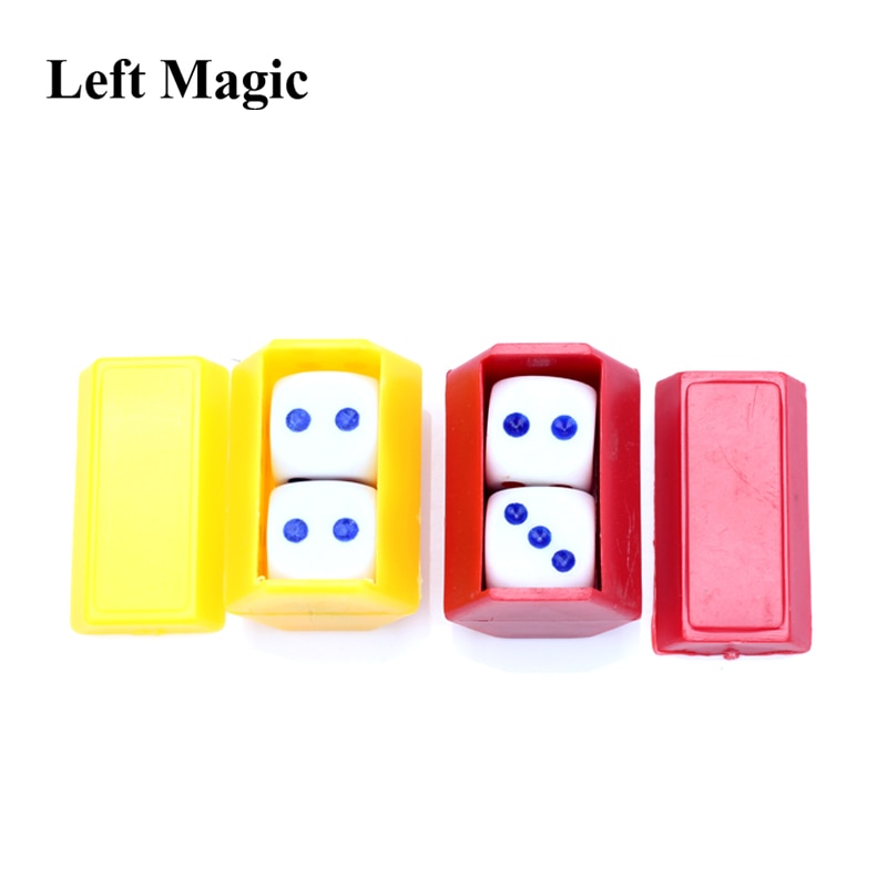 Luisteren Dobbelstenen Voorspelling Dobbelstenen Magic Speelgoed Close Up Goocheltrucs Illusie Mentalisme Truco Magia Kinderen Kids Toy