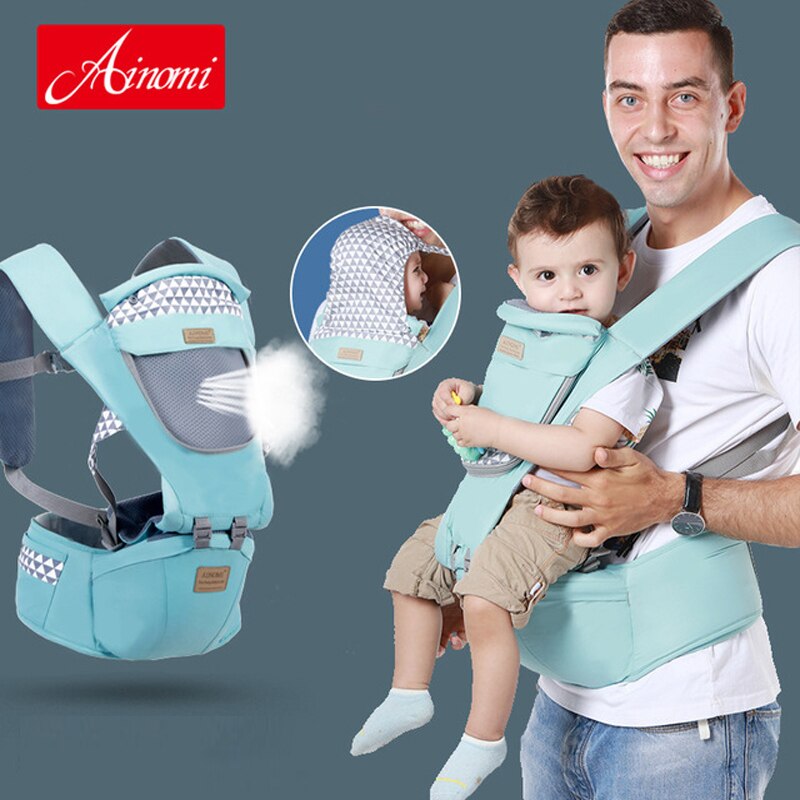 Ergonomisk bæresele 3 in 1 fremadvendt babyslynge slynge spædbørn baby hoftesæde bæresele rygsæk bebes kænguru tasker 0-36 måneder