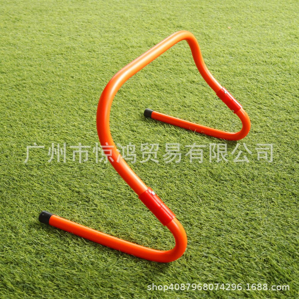 Justerbar bar 15cm 30cm spor og fodbold træningsudstyr foldbar agility træning: Orange