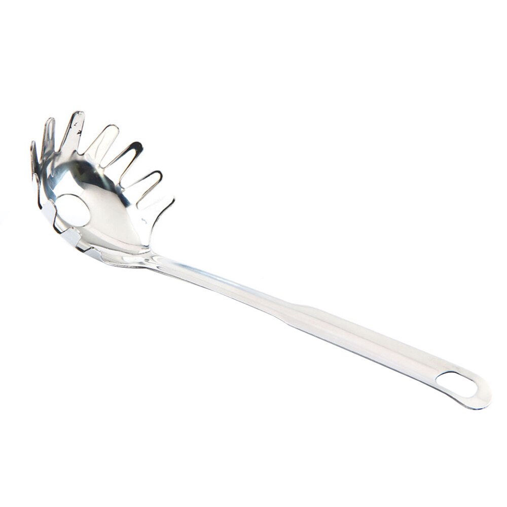 Stainless Steel Noodles Pasta Server Long Handle Pasta Fork Spaghetti Spoon Cooking Tool Kitchen Accessories