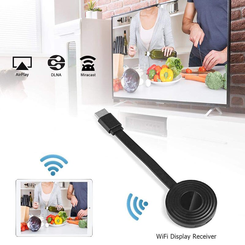 HDMI Wireless mit Bildschirm Wecast Push Schatz HD Display Drahtlose Spiegel Screen TV Dongle Empfänger LFX-ING