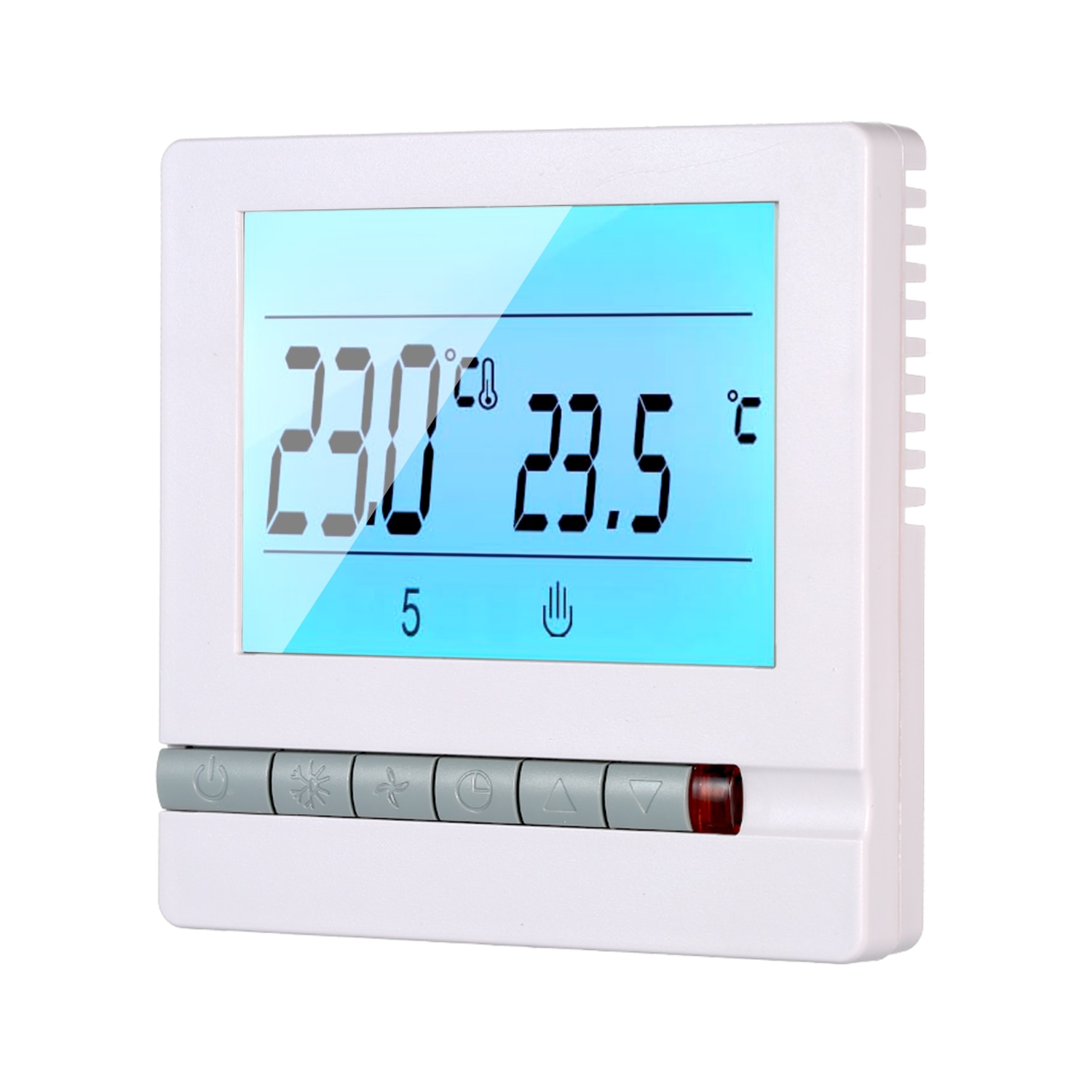 Digital Thermostat 220V AC Temperature Controller Weekly Programmable Heating Room Temperature Control 5 to 60 Degrees Celsius