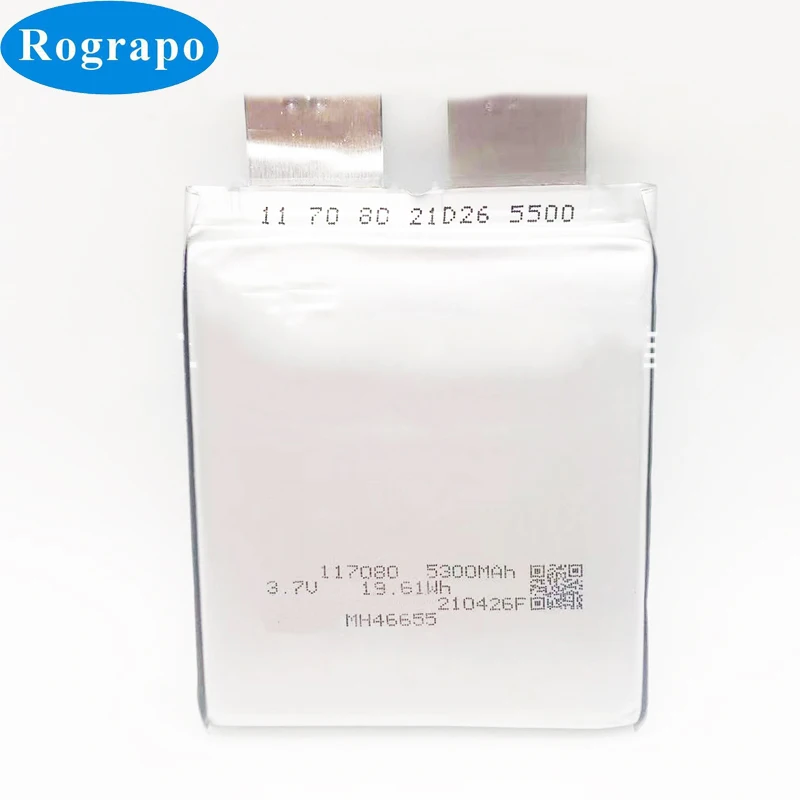 2 uds 3,7 V 107080-5000mAh soldadura DIY 2S 3S batería para arranque de coche, herramienta eléctrica, soldador por puntos 117080-5300mAh 35C-70C