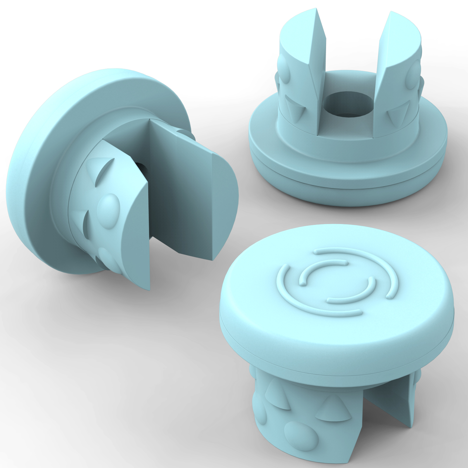 20Mm Butylrubberen Stop Twee Benen Doppen Voor Lyofilisatie Vriesdrogen Glazen Fles 100 Stuks/Pk Van Ks-Tek: Paars