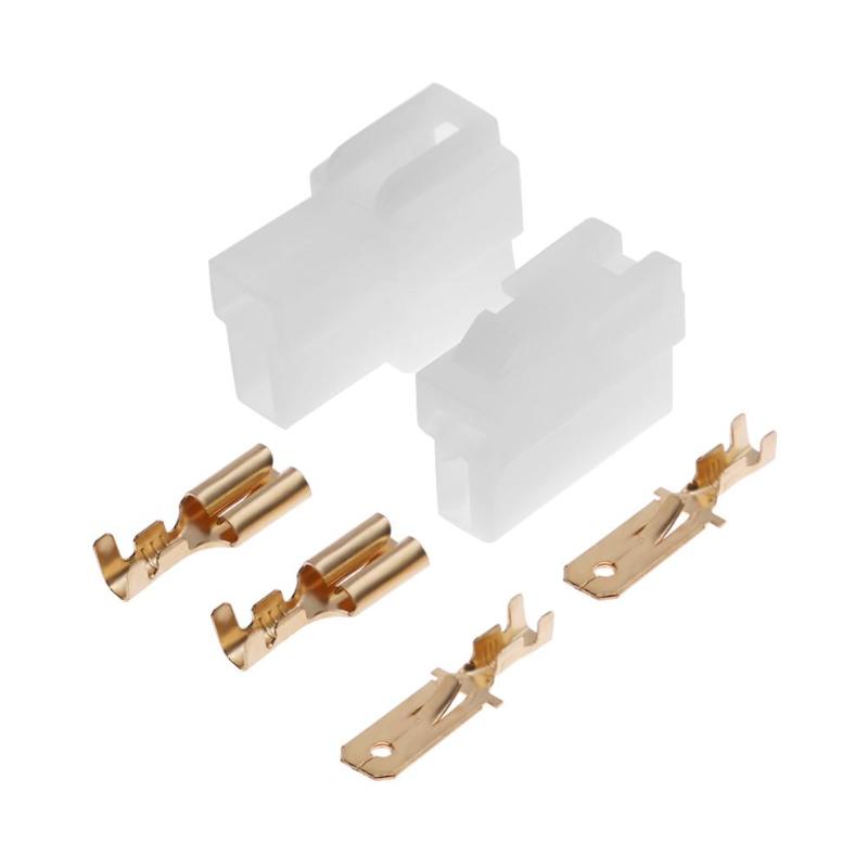1/5/10 Sets T-Typ 2 Pin DC Power Stecker Stecker Fahrzeug Sprech Radio Männlich-weibliche Power Stecker für VHF/UHF Yaesu Radio Kabel: 1 set