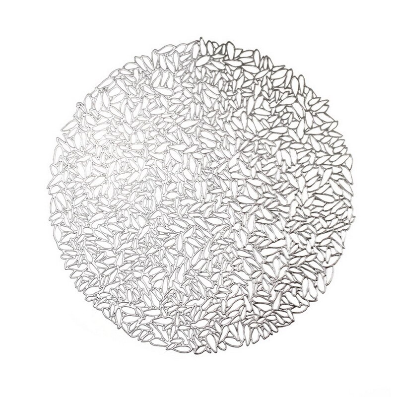 Nouveaux napperons pour Table de cuisine PVC rond caboteur tampons isolation Table napperon tapis antidérapants tapis occidental: A2-380X380mm