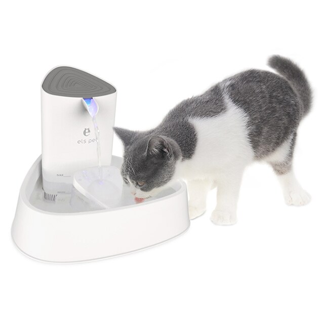 ELSPET 1.5L automatique chat de compagnie fontaine d'eau Ultra-silencieux chien boire fontaine abreuvoir mangeoire pour animaux de compagnie fontaine distributeur