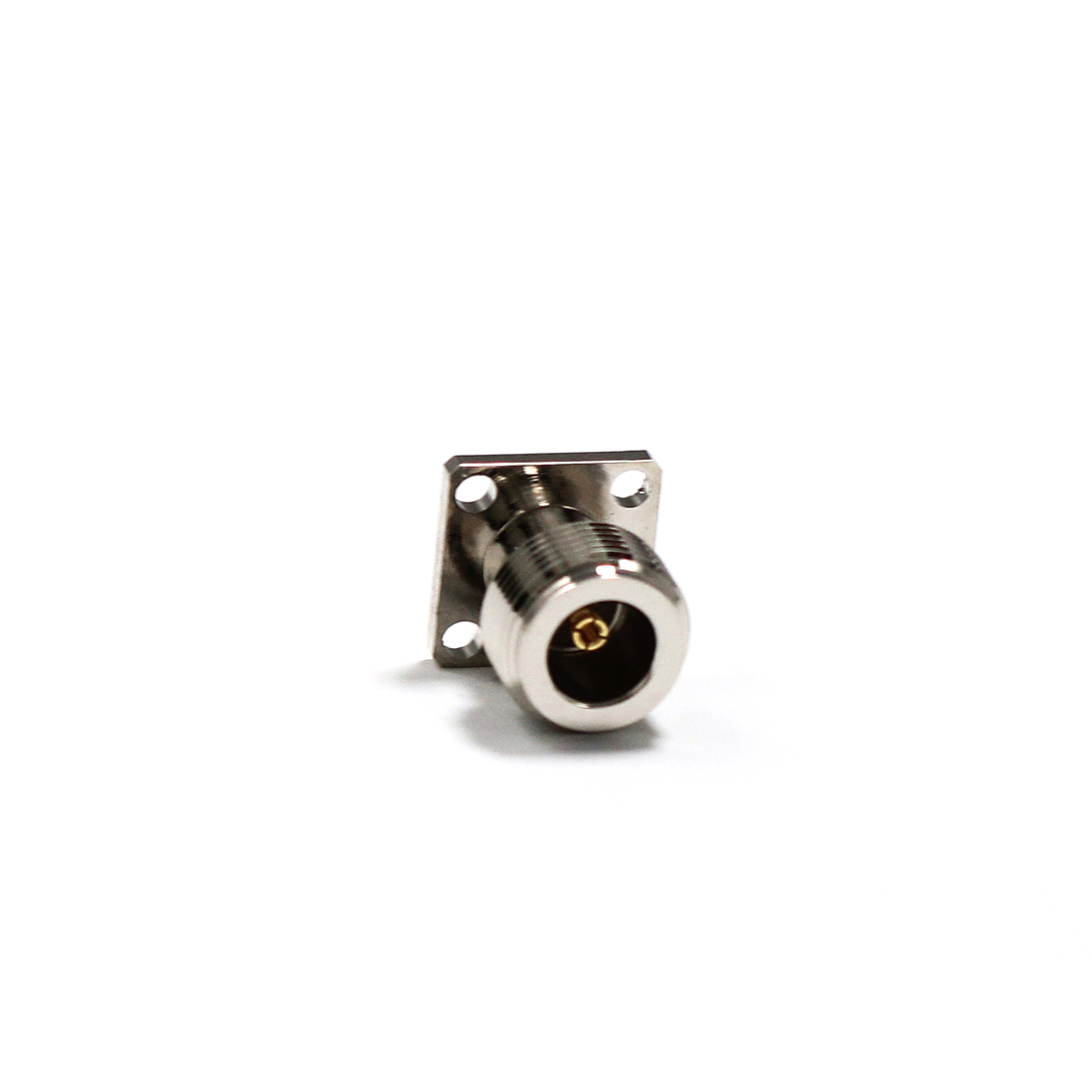 1 st N Vrouwelijke Jack RF Coax Adapter converter Connector soldeer bericht 4-hole panel mount Isolator Lange 4mm Vernikkeld