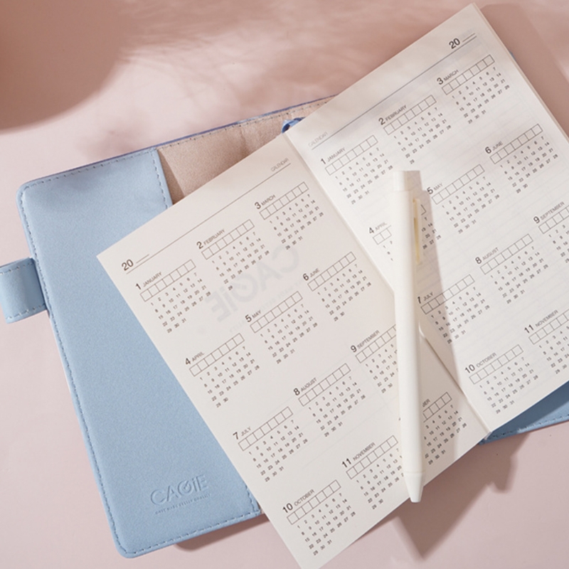 Draagbare A6 Journal Handbook 128 Vel Persoonlijk Dagboek Exquise Notebook Reizen Schetsboek Blue Sky Cloud Cadeau Voor Volwassen