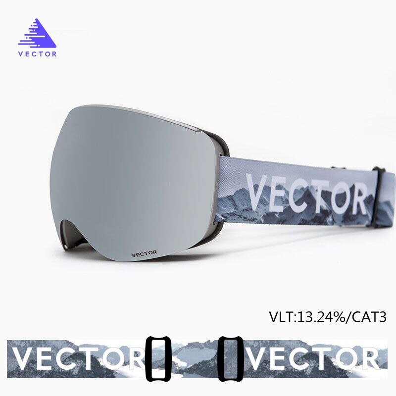 Skibrillen voor dames, skibrillen voor heren, sneeuwbrillen met 100% uv400 beschermingen, anti-condens, snowboardbrillen, skisportuitrusting