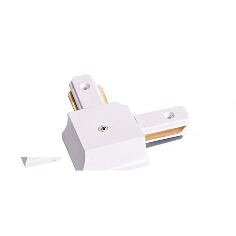 Track Beleuchtung 05 mt/1 mt Schiene Aluminium 1 meter Draht Track Licht Schiene Leuchte 2 drähte aluminium schiene track lichter: white 2