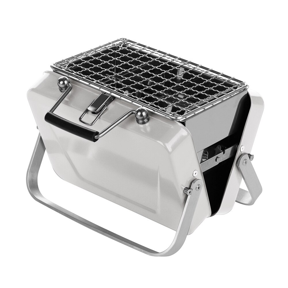 Stainless Steel Outdoor Charcoal BBQ Grill Rack Folding BBQ Barbecue Accessories Portable Home Kitchen Camping Cooking Tools: A1