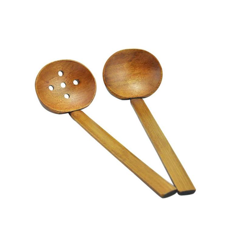 Long Handle Wooden Spoon Noodles Soup Spoon Kitchen Supplies Japanese Style Wooden Kitchen Large Spoon Korean Spoon Wooden Spoon