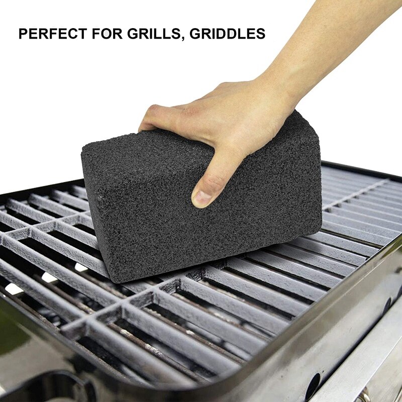 2 Pack Grill Schoonmaken Baksteen Barbecue Schoonmaken Blokken Schoonmaken Steen Voor Verwijderen Vetten Vlekken Residu