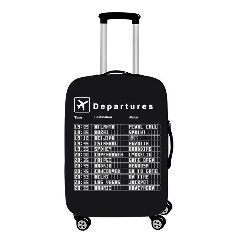 Travel Thicken Luggage Protective Cover Elasticity Dust cover For 18-32 inch Suitcase Case Travel accessories: XL / Khaki