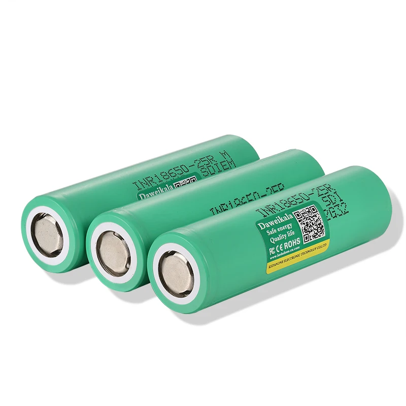 18650 battery Rechargeable battery INR18650 25R 20A discharge Li-ion Batteries 20A cell battery screwdriver flashlight