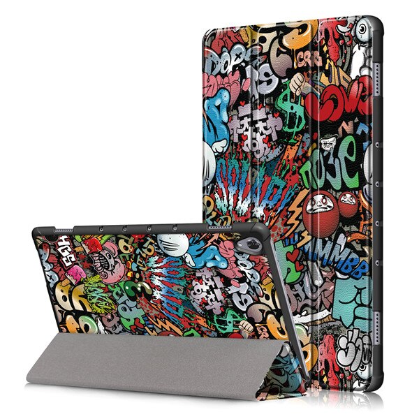 GLIGLE Magnet leather Case Cover for Huawei MediaPad M6 10.8 tablet shell +Screen film+touch pen: TY