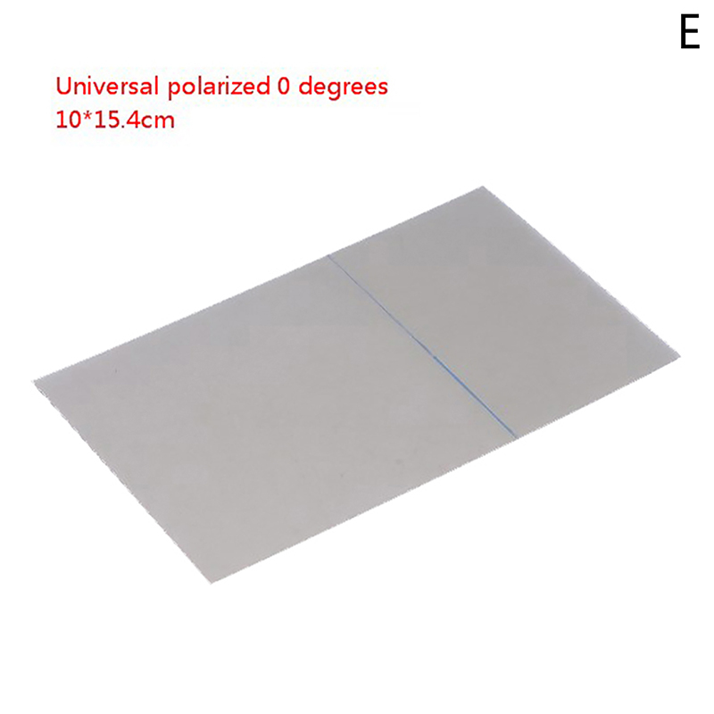 Various Sizes Polarizing Film Polarizer Watch Multimeter Calculator LCD Display Repair Polarization 0 Degree/90 Degree