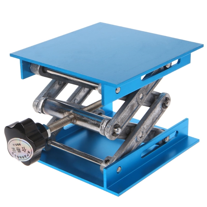 4 &quot;X 4&quot; Aluminium Router Lift Tafel Houtbewerking Graveren Lab Lifting Stand Rack