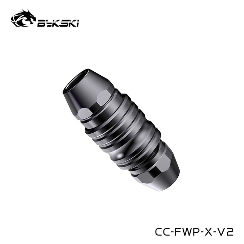 Bykski Water Valve G1/4&quot; ,PC Water Cooling Fluid Stop Pass Connector,Two Way Quick Disconnect Fittings ,CC-FWP-X-V2