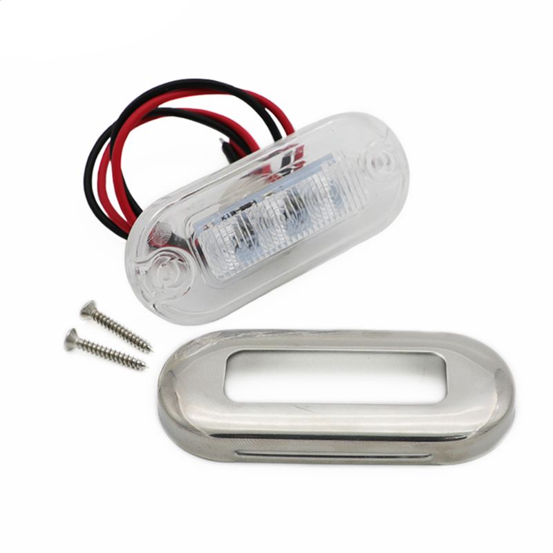 4x3 led 12v barco escada deck lado marcador luz de cortesia luzes indicadoras turn signal iluminação marinha barco acessório luzes traseiras