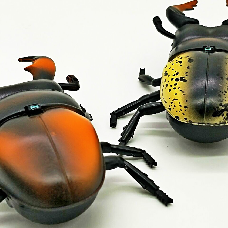 Novel Remote Control Likelife Beetle Shovel Collection Simulation of Insect Infrared RC Electric Mini Animal Toys Truely Robot