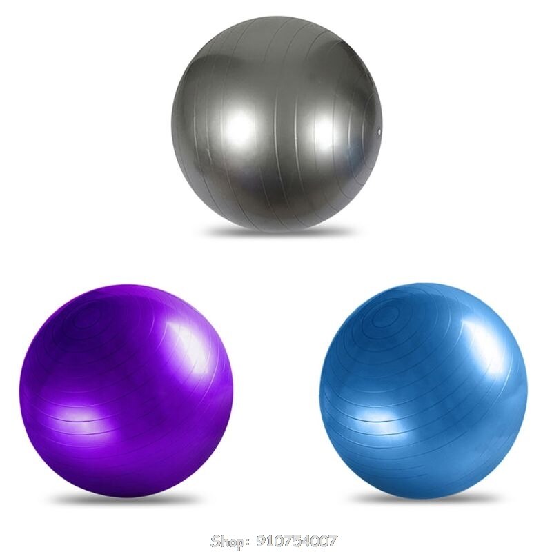 Exercise Ball For Fitness Stability Balance Yoga Workout Guide Quick Pump Include Anti Burst N09 20