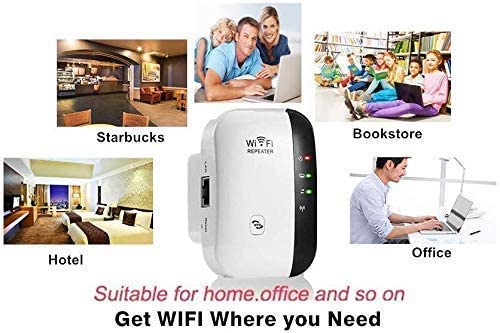 WiFi Range Extender 300Mbps Wireless Repeater 2,4G Internet Signal Booster Superboost Verstärker Unterstützt Repeater/AP