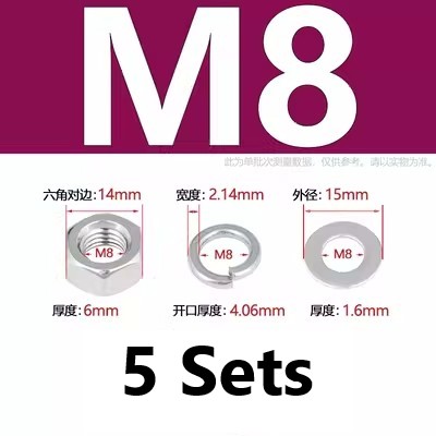 M8 M10 304 Roestvrij Staal T-vorm Schroeven Bouten Aluminium Profiel T Slot Fotovoltaïsche Groef Gebruik Vierkante Kop Bouten: YELLOW