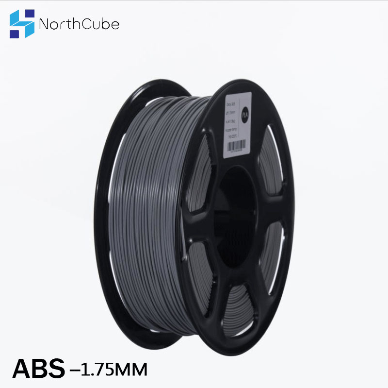 Filament ABS pour imprimante 3D, 1.75mm, 1kg matériaux d&#39;impression en plastique 3D, filament gris